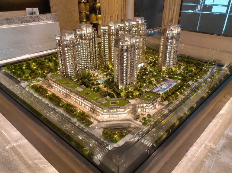 金台区地产楼盘建筑沙盘模型